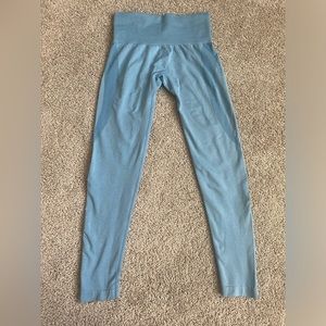 NVGTN Sky Blue Contour Seamless Leggings